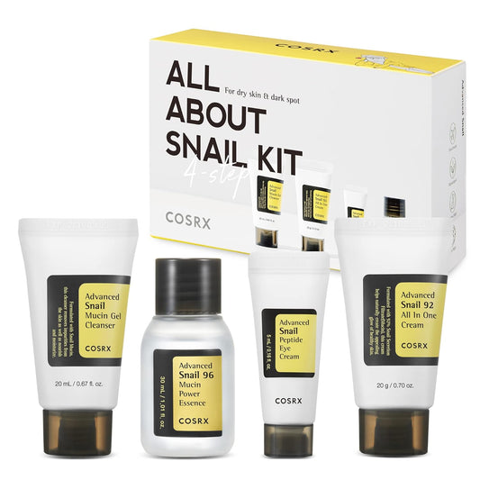 סט טיפוח קוריאני COSRX – סדרת Snail Mucin האהובה