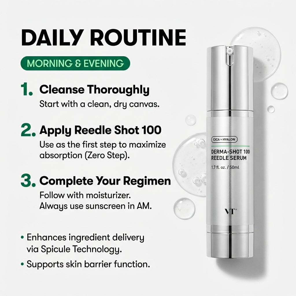 VT Reedle Shot 50/100 (Liquid Microneedle Serum) - glow82
