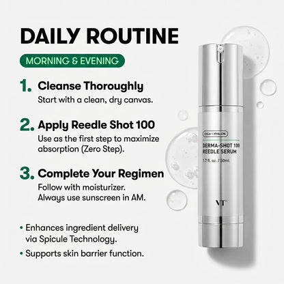 VT Reedle Shot 50/100 (Liquid Microneedle Serum) - glow82